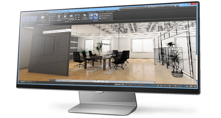 CAD on Monitor
